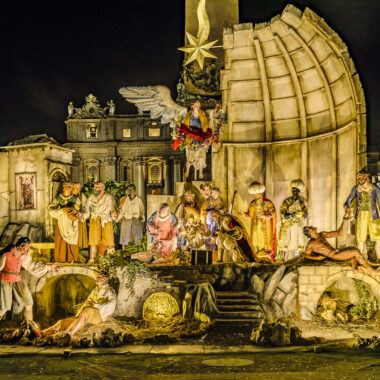 Christmas Decoration Piazza Rome Bigstock